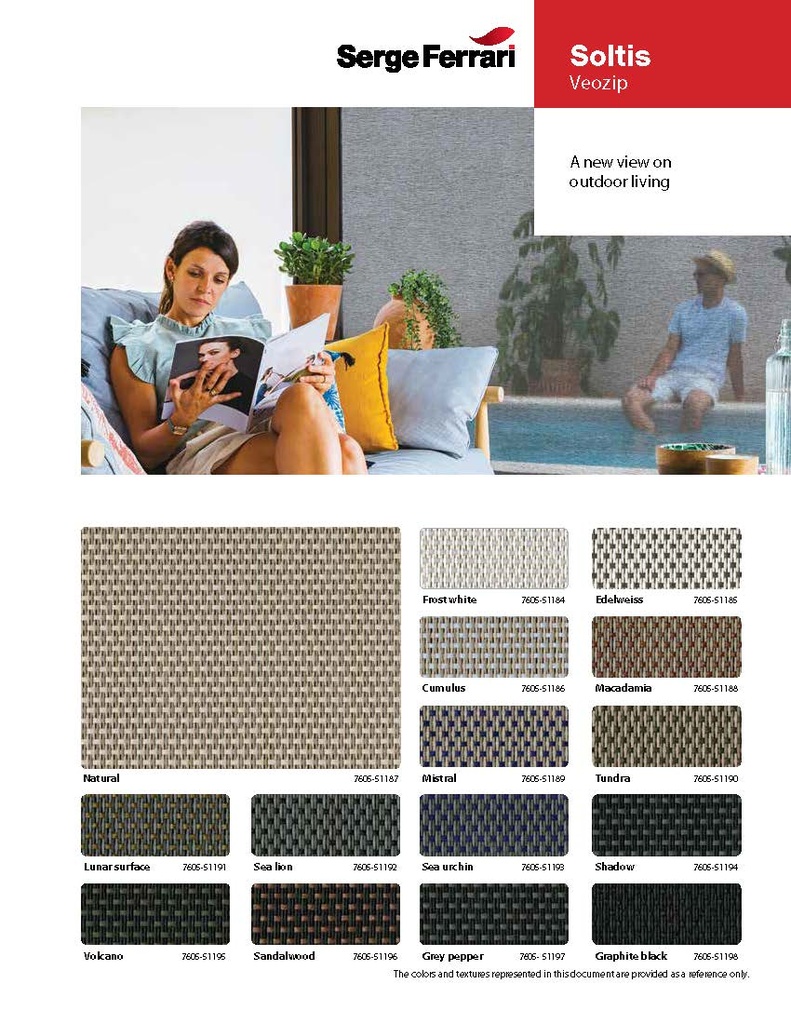 Soltis Veozip Sample Card